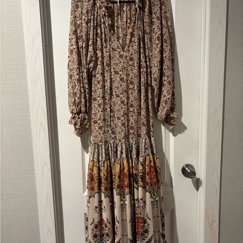 Free People Feeling Groovy Border Print Maxi Dress